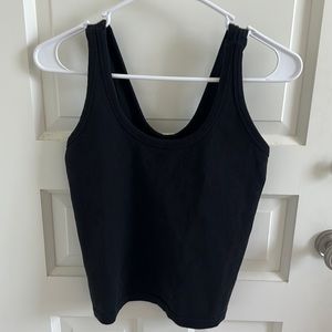 Seamless Chosen Tank in Black by ALO Yoga.